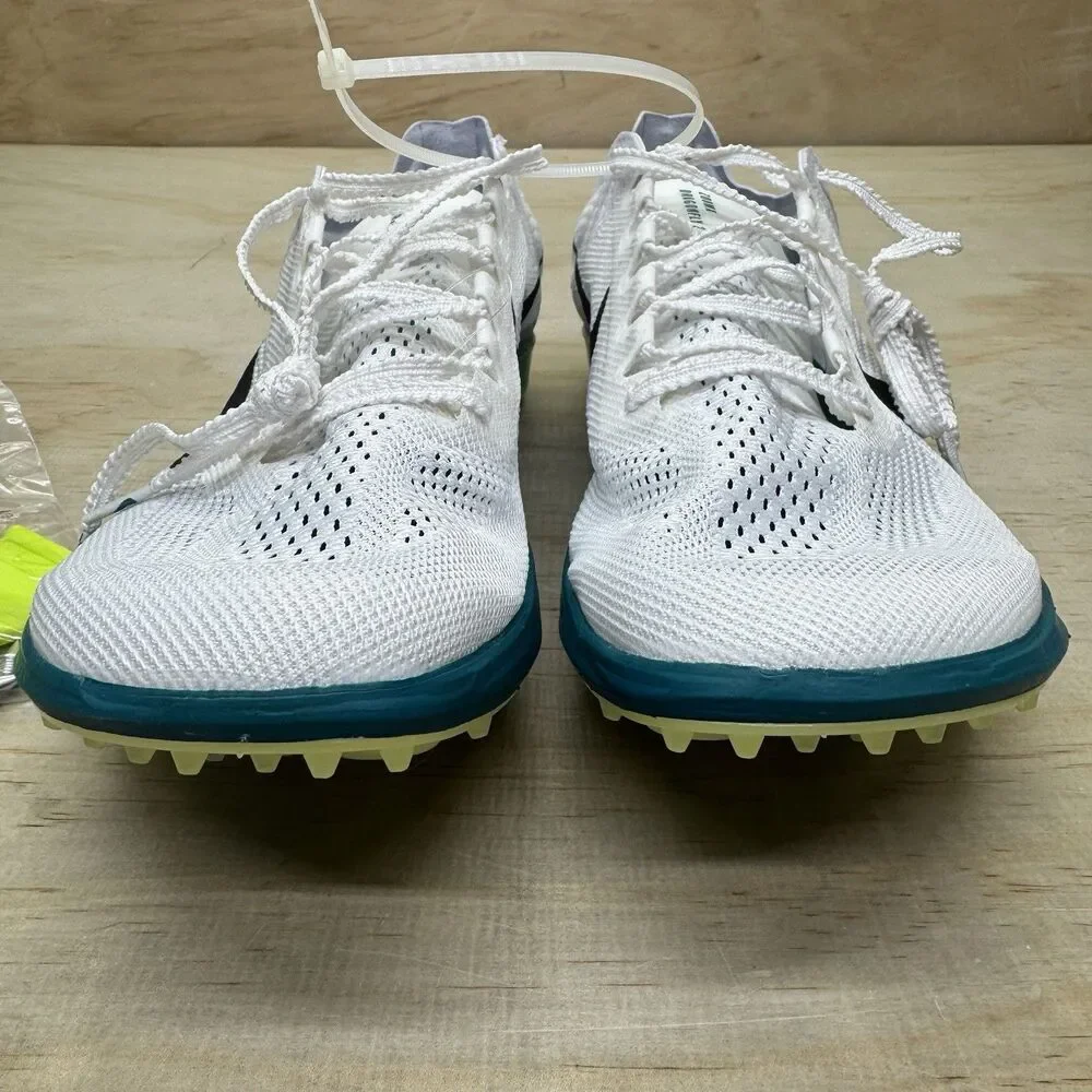 NEW Nike ZoomX Dragonfly 2 White Bright Spruce Black FD8413-102 Mens Sz 8.5